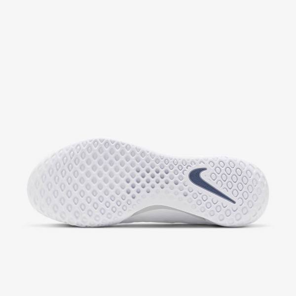 Nike NikeCourt Zoom NXT Hard Court Men's Tennis Shoes White / Grey / Navy | NK307LIG