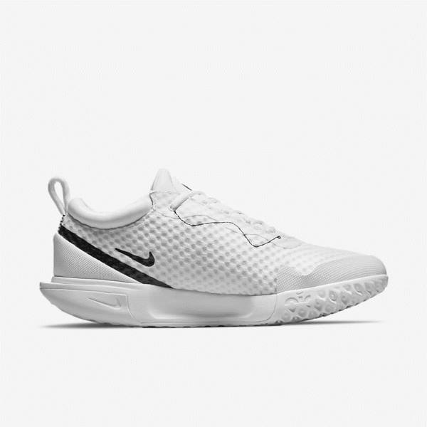 Nike NikeCourt Zoom Pro Hard Court Men's Tennis Shoes White / Black | NK895HKE