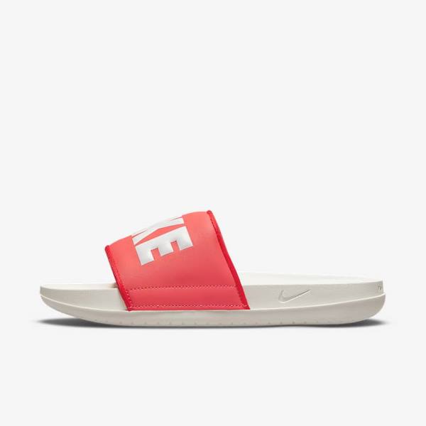 Nike Offcourt Women\'s Slides Red / White | NK723CIB