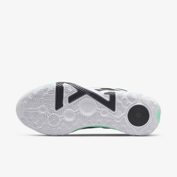 Nike PG 6 Men's Basketball Shoes Black / White / Mint | NK034VPT