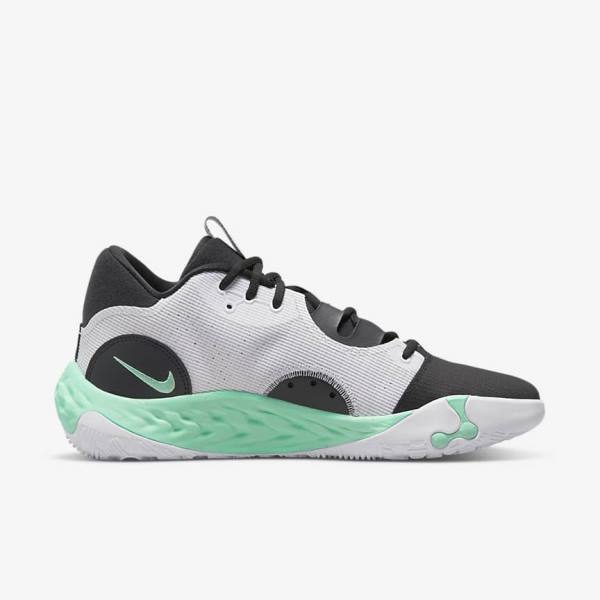 Nike PG 6 Women's Basketball Shoes Black / White / Mint | NK298ZTA