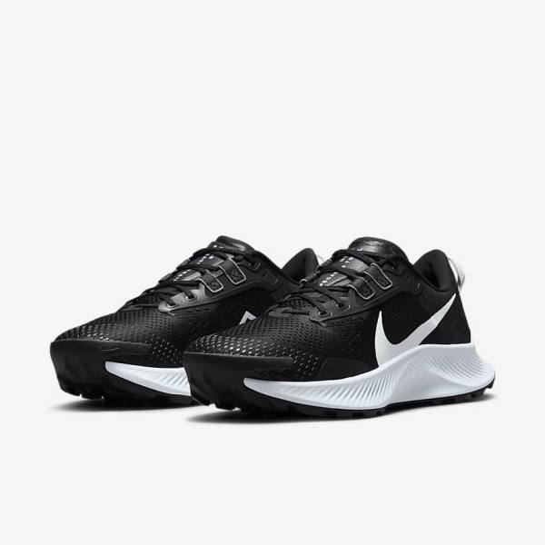 Nike Pegasus Trail 3 Trail Women's Running Shoes Black / Dark Grey / Platinum | NK527RSX