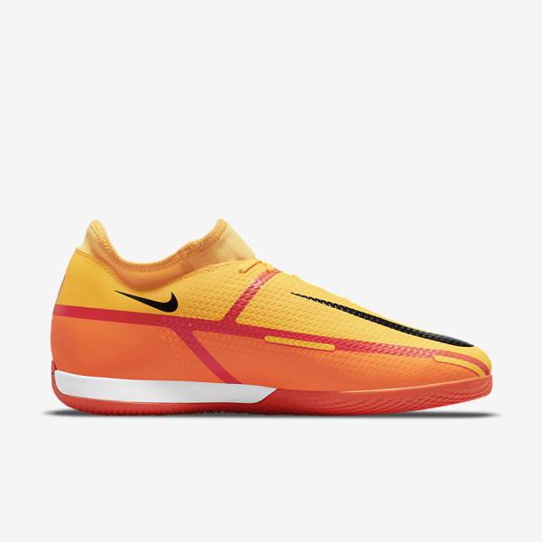 Nike Phantom GT2 Academy Dynamic Fit IC Indoor Court Women's Football Shoes Orange / Light Red / Black | NK685RAU