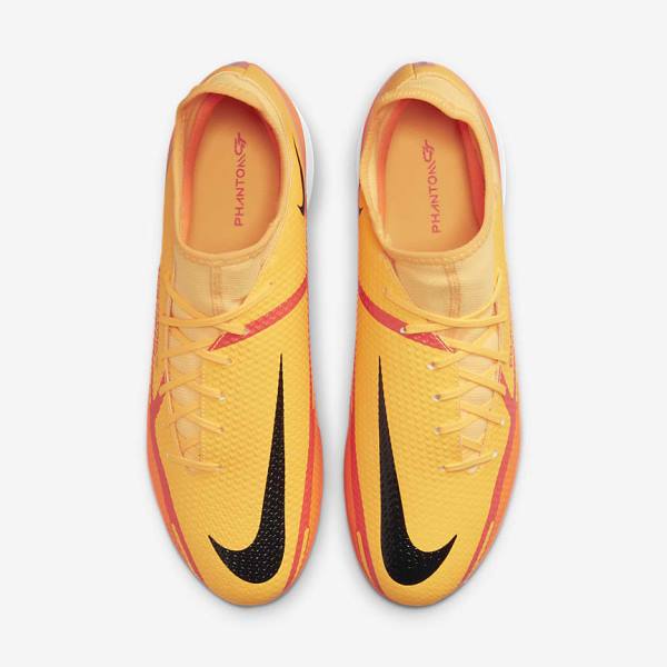 Nike Phantom GT2 Academy Dynamic Fit IC Indoor Court Men's Football Shoes Orange / Light Red / Black | NK705ZJO