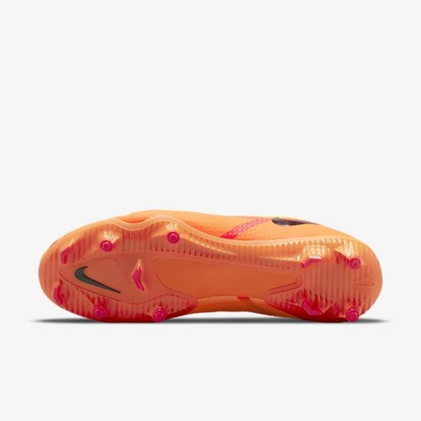 Nike Phantom GT2 Academy Dynamic Fit MG Multi-Ground Men's Football Shoes Orange / Light Red / Black | NK128PDW