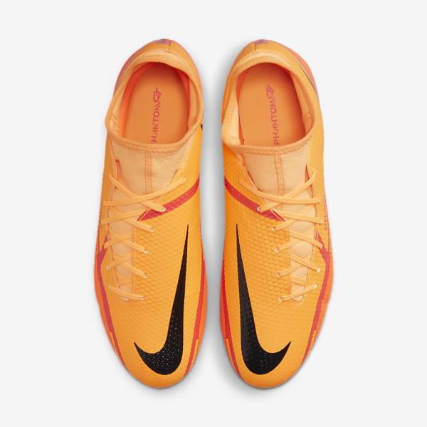 Nike Phantom GT2 Academy Dynamic Fit MG Multi-Ground Men's Football Shoes Orange / Light Red / Black | NK128PDW