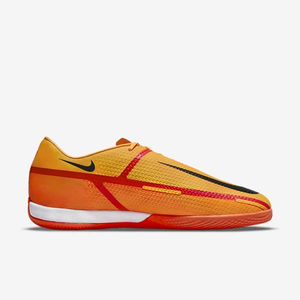 Nike Phantom GT2 Academy IC Indoor-Court Men's Football Shoes Orange / Light Red / Black | NK209RSU