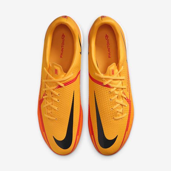 Nike Phantom GT2 Academy IC Indoor-Court Men's Football Shoes Orange / Light Red / Black | NK209RSU