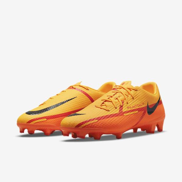 Nike Phantom GT2 Academy MG Multi-Ground Women's Football Shoes Orange / Light Red / Black | NK702AWZ