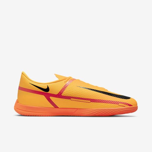 Nike Phantom GT2 Club IC Indoor Court Men's Football Shoes Orange / Light Red / Black | NK768YGQ