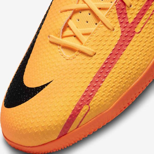 Nike Phantom GT2 Club IC Indoor Court Men's Football Shoes Orange / Light Red / Black | NK768YGQ