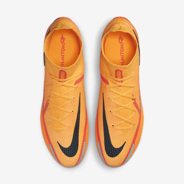 Nike Phantom GT2 Dynamic Fit Elite AG-Pro Artificial-Grass Men's Football Shoes Orange / Light Red / Black | NK816KDQ