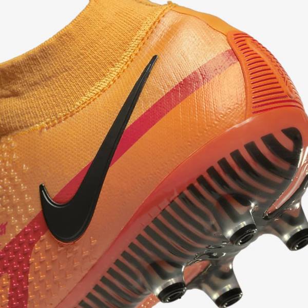 Nike Phantom GT2 Dynamic Fit Elite AG-Pro Artificial-Grass Men's Football Shoes Orange / Light Red / Black | NK816KDQ