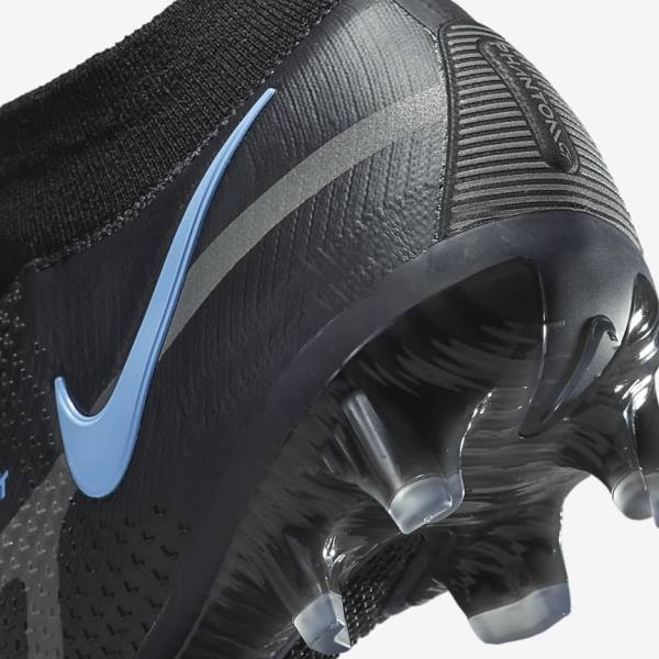 Nike Phantom GT2 Dynamic Fit Elite FG Firm-Ground Men's Football Shoes Black / Grey | NK720PZT