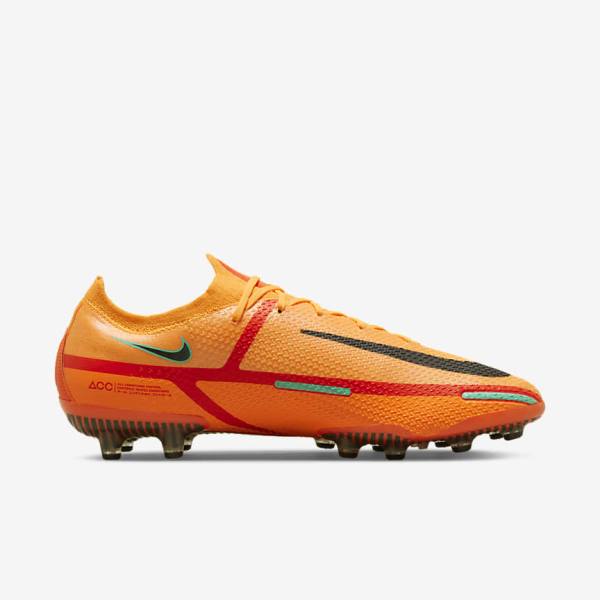 Nike Phantom GT2 Elite AG-Pro Artificial-Grass Women's Football Shoes Orange / Light Red / Black | NK289QTV