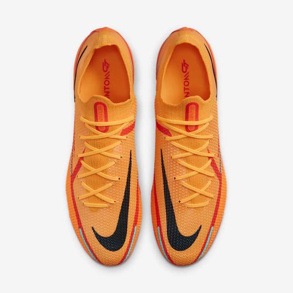 Nike Phantom GT2 Elite AG-Pro Artificial-Grass Women's Football Shoes Orange / Light Red / Black | NK289QTV