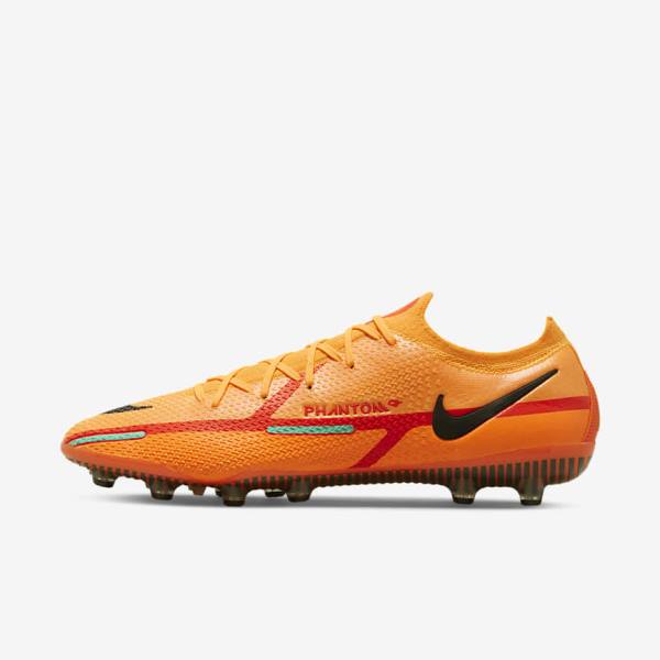 Nike Phantom GT2 Elite AG-Pro Artificial-Grass Women\'s Football Shoes Orange / Light Red / Black | NK289QTV