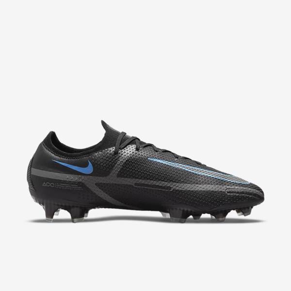 Nike Phantom GT2 Elite FG Firm-Ground Men's Football Shoes Black / Grey | NK258CIA