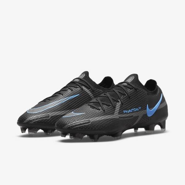 Nike Phantom GT2 Elite FG Firm-Ground Men's Football Shoes Black / Grey | NK258CIA