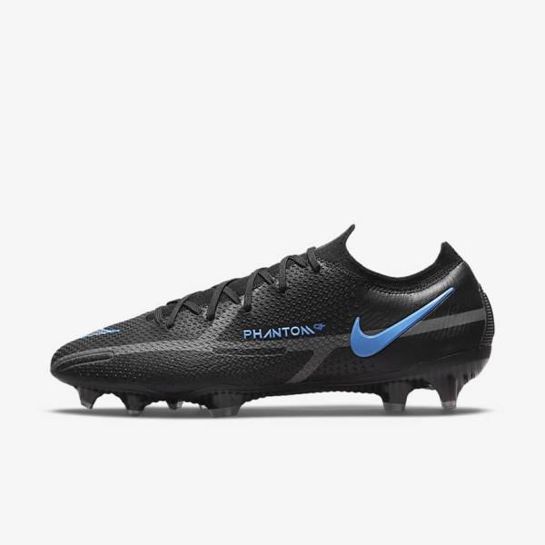 Nike Phantom GT2 Elite FG Firm-Ground Men\'s Football Shoes Black / Grey | NK258CIA