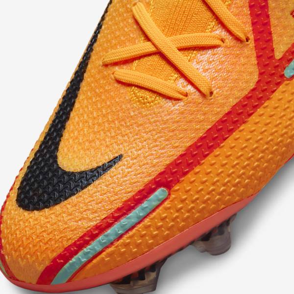 Nike Phantom GT2 Elite FG Firm-Ground Men's Football Shoes Orange / Light Red / Black | NK690KOT