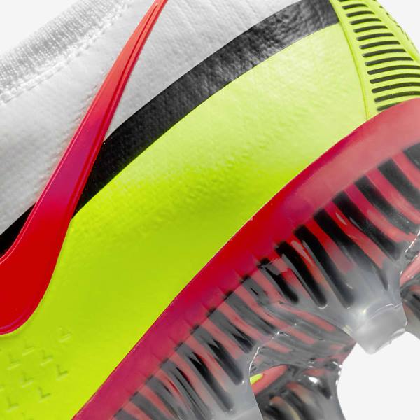 Nike Phantom GT2 Elite FG Firm-Ground Men's Football Shoes White / Black / Light Red | NK734UDF