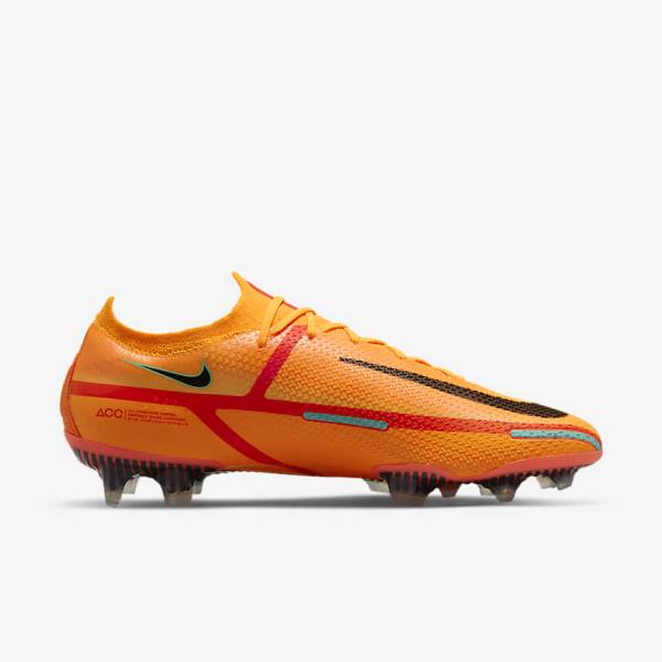 Nike Phantom GT2 Elite FG Firm-Ground Women's Football Shoes Orange / Light Red / Black | NK297LZE