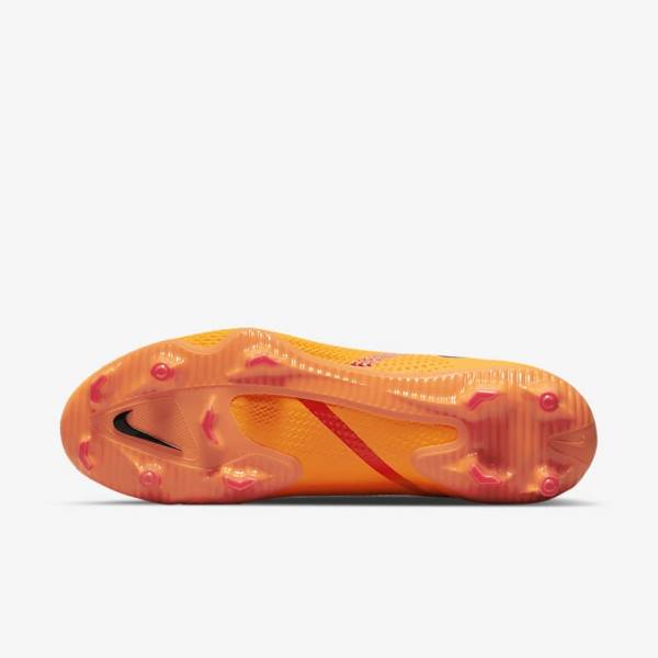 Nike Phantom GT2 Pro Dynamic Fit FG Firm-Ground Men's Football Shoes Orange / Light Red / Black | NK726XUN