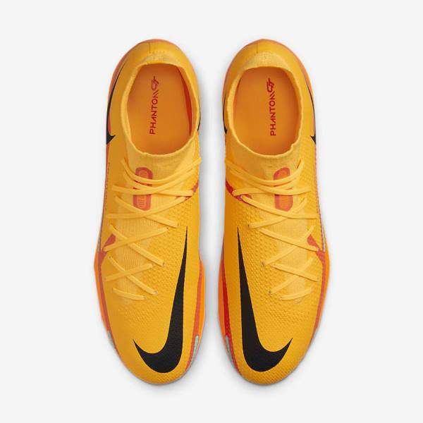 Nike Phantom GT2 Pro Dynamic Fit FG Firm-Ground Men's Football Shoes Orange / Light Red / Black | NK726XUN