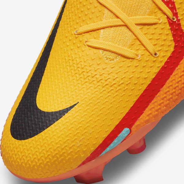 Nike Phantom GT2 Pro Dynamic Fit FG Firm-Ground Men's Football Shoes Orange / Light Red / Black | NK726XUN