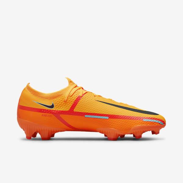 Nike Phantom GT2 Pro FG Firm-Ground Men's Football Shoes Orange / Light Red / Black | NK164BYG