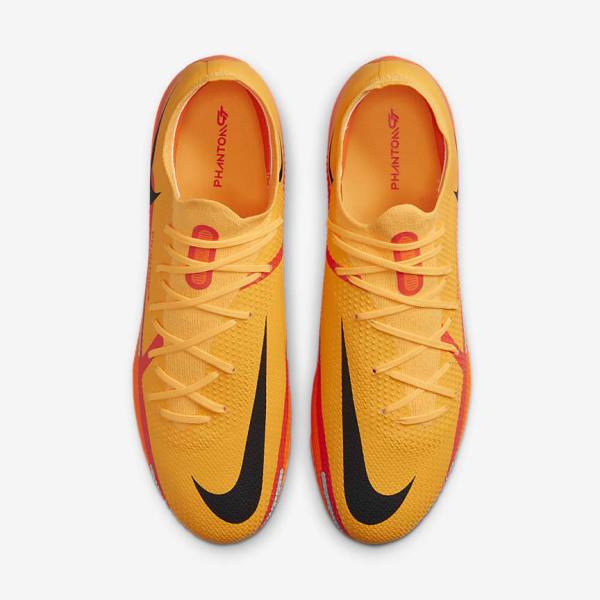 Nike Phantom GT2 Pro FG Firm-Ground Men's Football Shoes Orange / Light Red / Black | NK164BYG