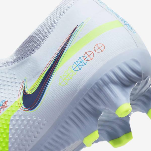 Nike Phantom GT2 Pro FG Firm-Ground Women's Football Shoes Grey / Light Blue | NK691QDV