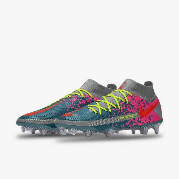 Nike Phantom GT Elite By You Custom Firm Ground Women's Football Shoes Multicolor | NK019LZU