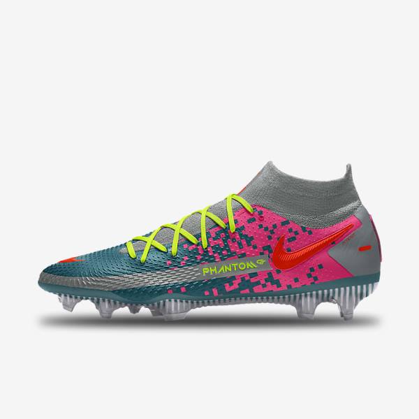 Nike Phantom GT Elite By You Custom Firm Ground Women\'s Football Shoes Multicolor | NK019LZU