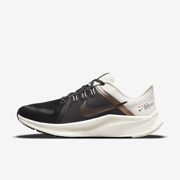 Nike Quest 4 Premium Road Women\'s Running Shoes Metal / Grey | NK495JVR