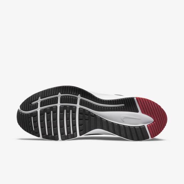 Nike Quest 4 Road Men's Running Shoes Black / White / Dark Grey / Red | NK309SJY