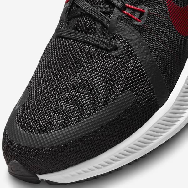 Nike Quest 4 Road Men's Running Shoes Black / White / Dark Grey / Red | NK309SJY