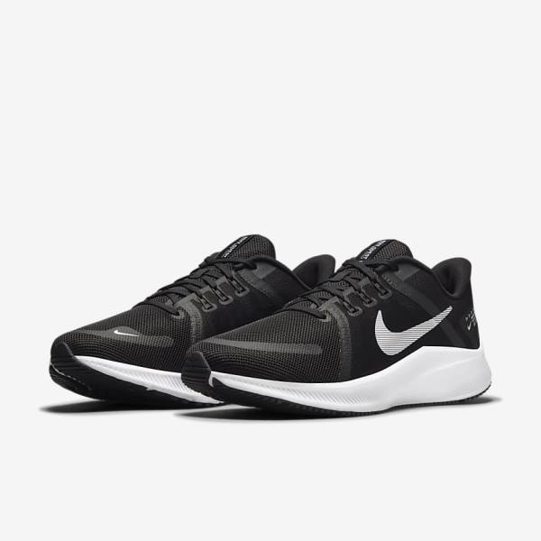 Nike Quest 4 Road Men's Running Shoes Black / Dark Grey / White | NK618EVC