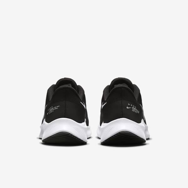 Nike Quest 4 Road Men's Running Shoes Black / Dark Grey / White | NK618EVC