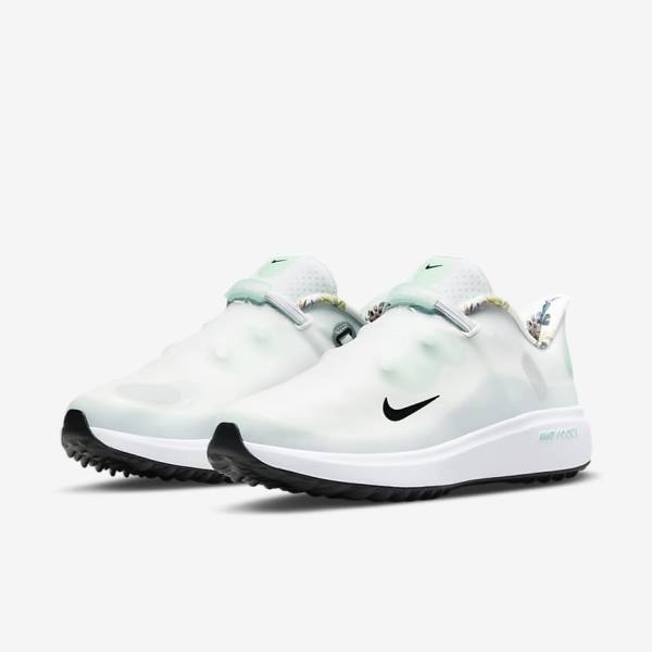 Nike React Ace Tour Women's Golf Shoes White / Platinum / Mint / Black | NK105KZC