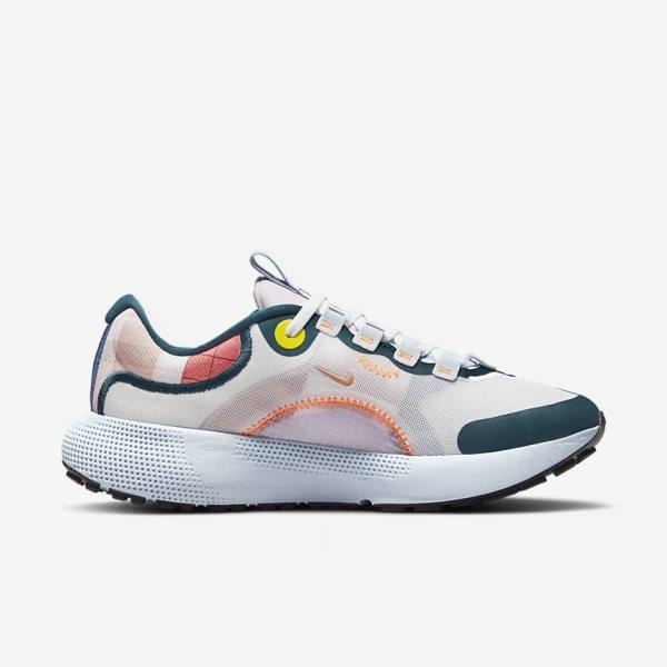 Nike React Escape Run Road Women's Running Shoes White / Blue / Black / Pink | NK124YJI