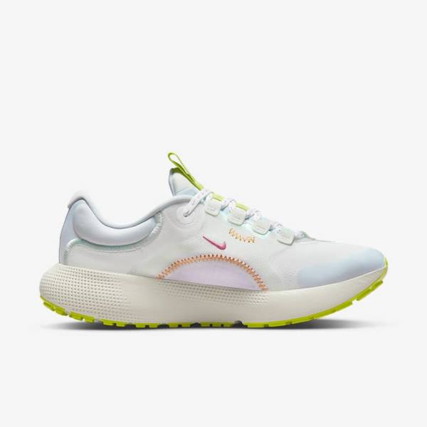 Nike React Escape Run Road Women's Running Shoes White / Green / Multicolor | NK750TKP