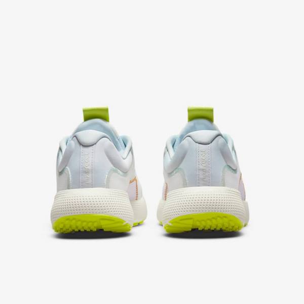 Nike React Escape Run Road Women's Running Shoes White / Green / Multicolor | NK750TKP