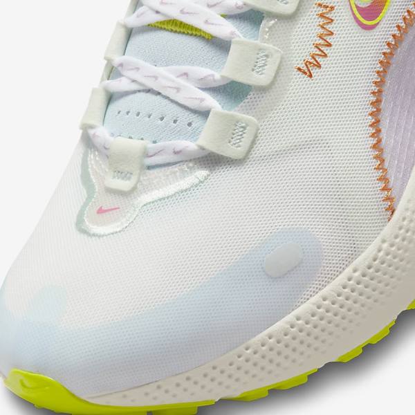 Nike React Escape Run Road Women's Running Shoes White / Green / Multicolor | NK750TKP