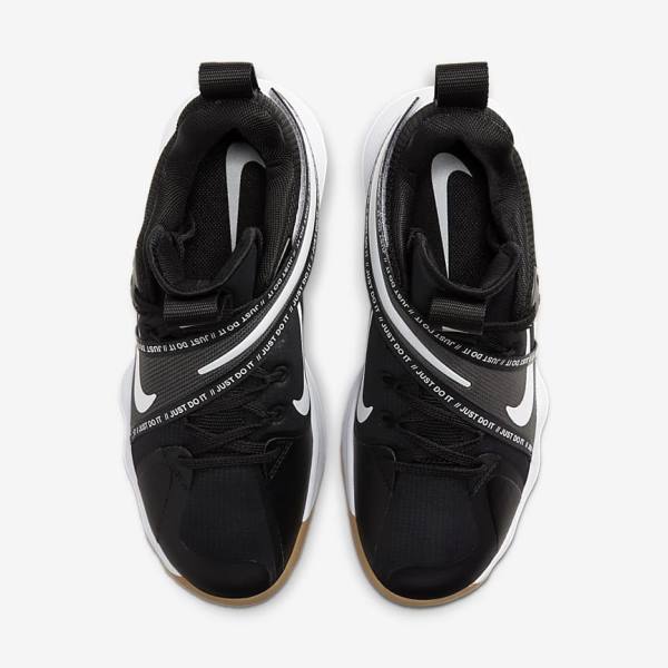 Nike React HyperSet Indoor Court Men's Training Shoes Black / Light Brown / White | NK906UOD