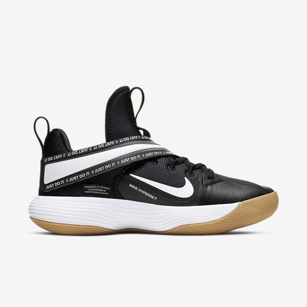 Nike React HyperSet Indoor Court Women's Training Shoes Black / Light Brown / White | NK257GWD