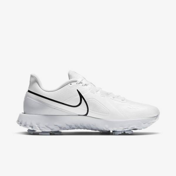 Nike React Infinity Pro Men's Golf Shoes White / Metal Platinum / Black | NK364SZM