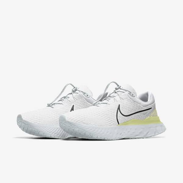 Nike React Infinity Run 3 By You Custom Road Men's Running Shoes White | NK682YTD