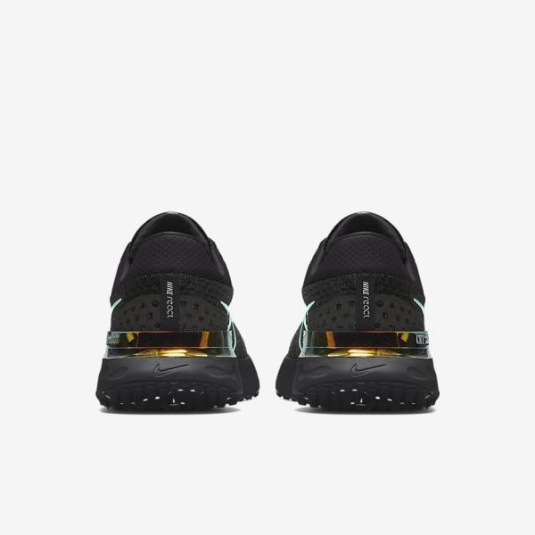 Nike React Infinity Run 3 By You Custom Road Women's Running Shoes Black | NK837MGK